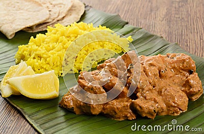 Butter Chicken & Lemon Rice