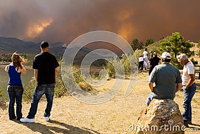 Bystanders at the High Park Fire, Ft.Collins Co