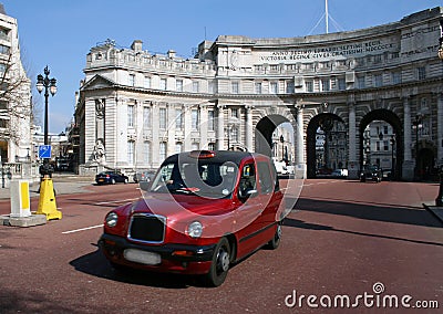 Cab/taxi in London