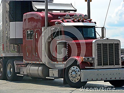 Cab tractor trailer truck