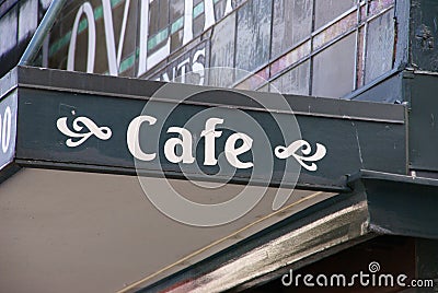 Cafe sign