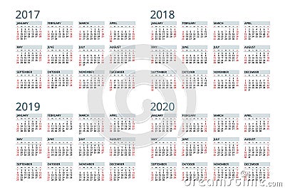 Рамки с календарём 2017-2018