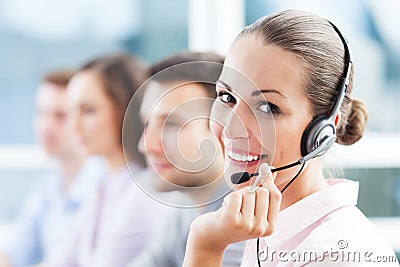 Call center team