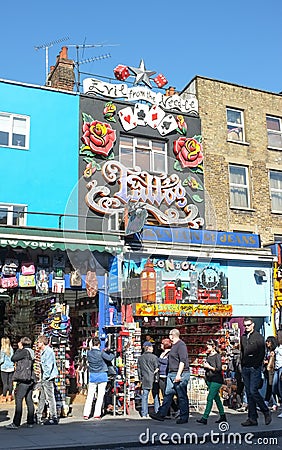 Camden High Street Shops, London