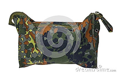 Camouflage military bag