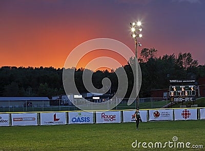 Canada games softball woman sunset sky