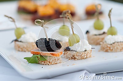 Canape, luxury food for event