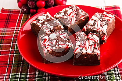 Candy Cane Fudge