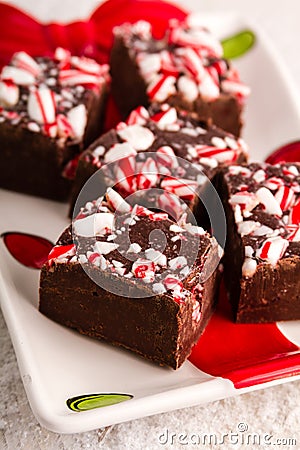 Candy Cane Fudge