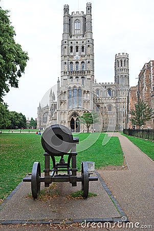 Canon and Ely cathedral