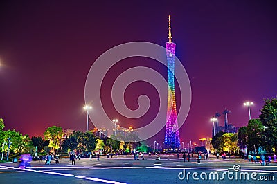Canton Tower night scape