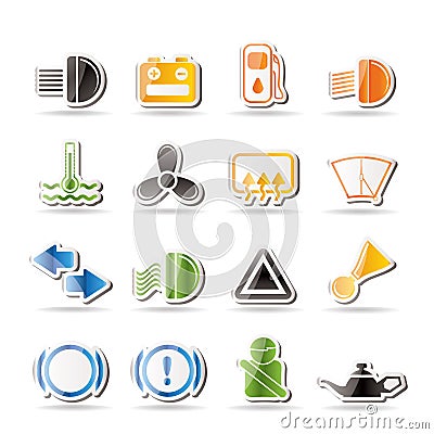 Car Dashboard Royalty Free Stock Image - Image: 16085106