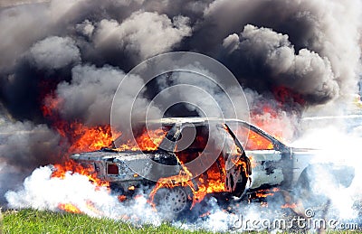 Car on Fire