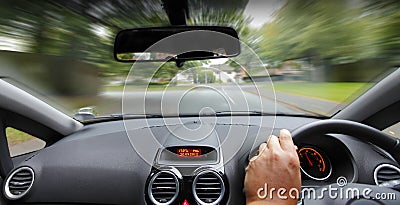 Car interior driving