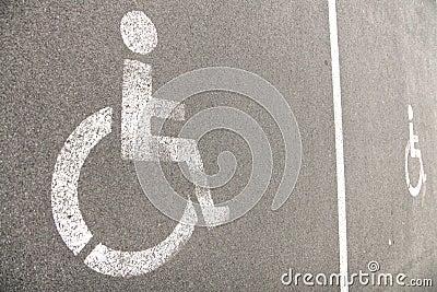 Car park for disabled