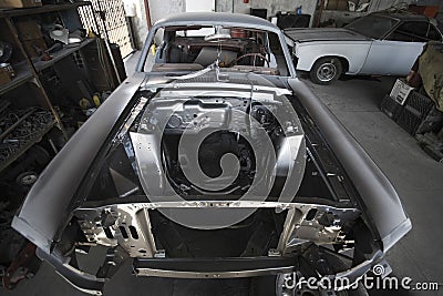 Car Parts In Garage