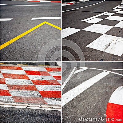 Car race asphalt theme