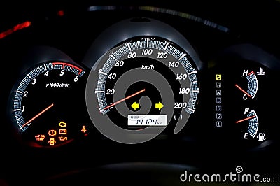 Car speed meter