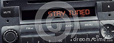 Car stereo message