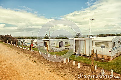 Caravan or trailer park