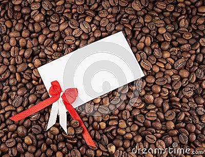 Card and coffee