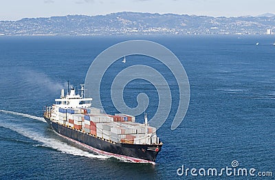 Cargo Boat in San Francisco