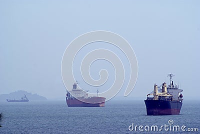 Cargo shipping at sea