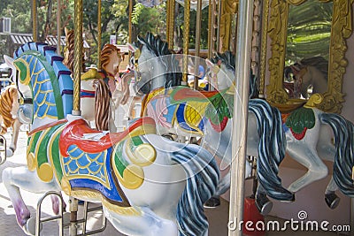 Carousel horses