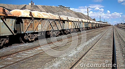 Ore train at Broken Hill