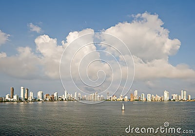 Cartagena skyline Colombia