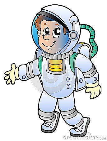 Cartoon Astronaut Royalty Free Stock Photo - I