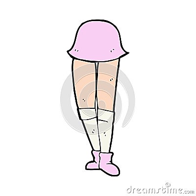 Cartoon Female Legs Stock Photography - Image: 37030872