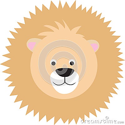 Cartoon Lion Face Stock Photos - Image: 16539133