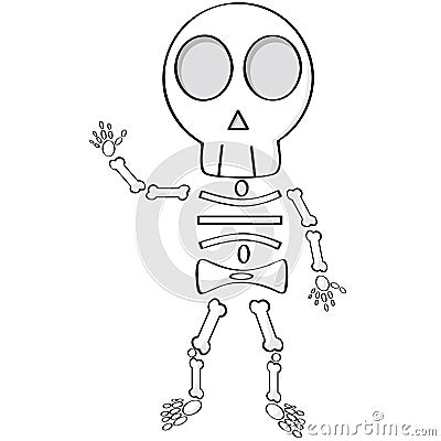 Cartoon Skeleton Royalty Free Stock Photo - Image: 15776325