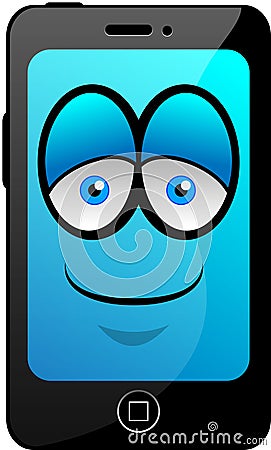 Cartoon Smartphone Stock Vector - Image: 56268459