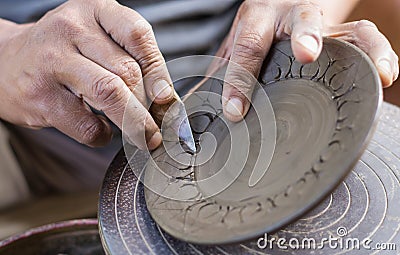 Carving clay for make earthenware