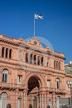 Casa Rosada building in Buenos Aires, Argentina.