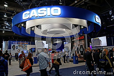 Casio Convention Booth CES 2014