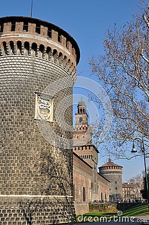 Castello Sforzesco, Milano Stock Photo - Image: 17590770
