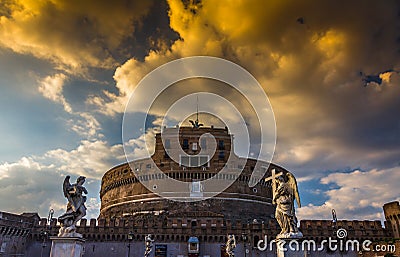 Castle in Rome - Sant Angelo Castle in Rome