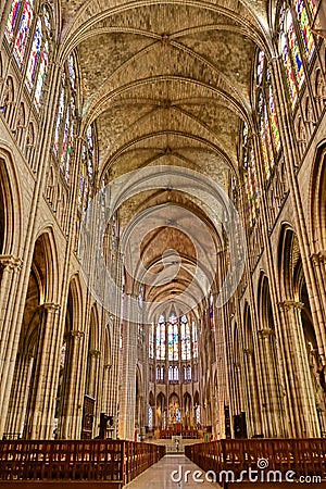 Cathedral Basilica of Saint Denis Nave Interior