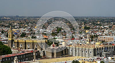 Cathedral church in Pueblo, Mexico