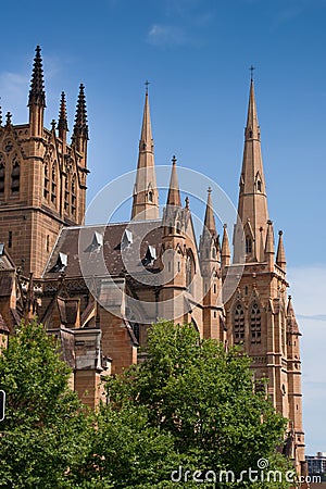 Cathedral exterior, Sydney Australia