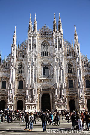 Cathedral in Milan, Italy