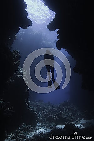 Cave diver