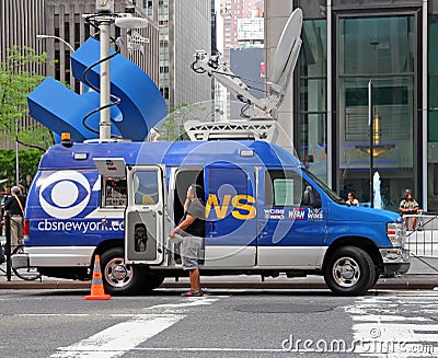 CBS News Van