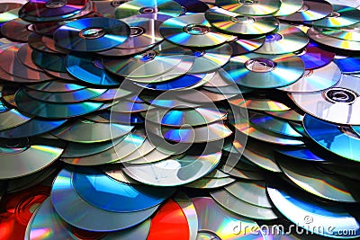 CD and DVD data background