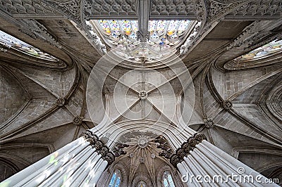 Ceiling in Batalha monastery