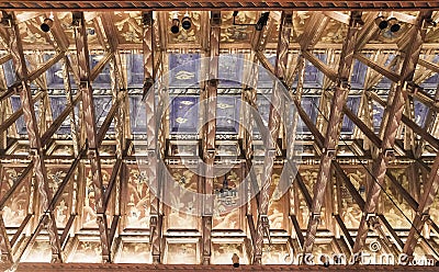 The ceiling in the castle Stockholm City Hall meetings