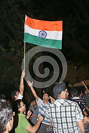Celebrating India's Win In ICC World Cup Final